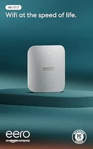 Amazon eero Pro 7 tri-band mesh Wi-Fi 7 router (newest model) - Supports internet plans up to 5 Gbps, Coverage up to 2,000 sq. ft., 1-pack