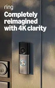 Ring Wired Doorbell Pro 4K with Enhanced Zoom