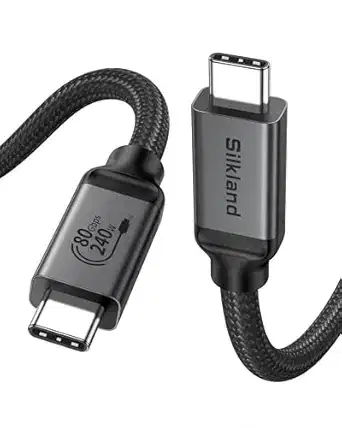 Silkland 80Gbps USB 4 Cable 5FT - 8K, 240W PD3.1