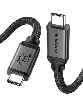 Silkland 80Gbps USB 4 Cable 5FT - 8K, 240W PD3.1
