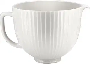KitchenAid 5Q Classic Column Bowl, for 5Q Tilt-Head Mixers, KSM2CB5PCC