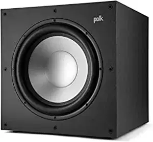 Polk Audio Monitor XT12 12" Powered Subwoofer, Deep Bass (Midnight Black)