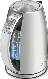 Cuisinart Electric Kettle, 1500W Fast Heating, 6 Temp Presets, 1.7L