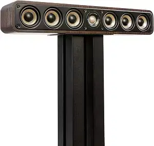 Polk Audio Signature Elite ES35 Center Channel Speaker, Contemporary Walnut