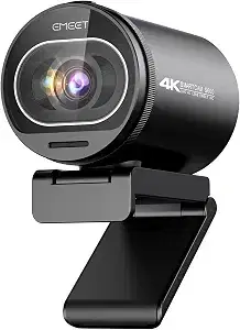 EMEET S600 4K Webcam for Streaming, Sony 1/2.55'' Sensor, PDAF Autofocus
