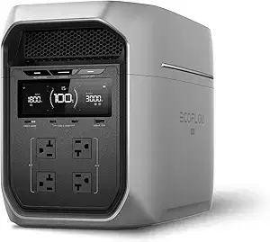 EF ECOFLOW Portable Power Station DELTA 3 Max Plus, 2048Wh, 3000W Output