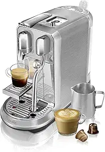 Nespresso Creatista Plus Espresso Machine by Breville, Brushed Stainless Steel