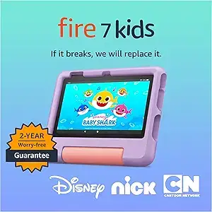 Amazon Fire 7 Kids Tablet - 16GB Purple