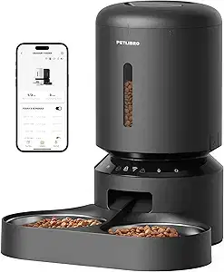 PETLIBRO 5L WiFi Automatic Cat Feeder, Dual Bowls