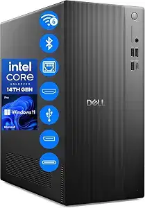 Dell Pro Tower Business Desktop, 14th Gen Intel CPU, 16GB DDR5, 1TB SSD
