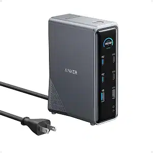 Anker Prime Docking Station, 14-in-1 Laptop Docking Station Dual Monitor