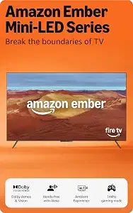 Amazon Ember 55" 4K Mini-LED Fire TV, 144Hz Gaming