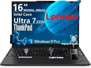 Lenovo ThinkPad T16 Gen 4, Intel Ultra 7 255U, Laptop Computer for Business
