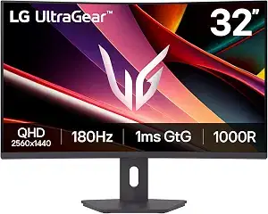 LG UltraGear 32" QHD 180Hz Curved Gaming Monitor