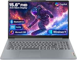 Lenovo Business 15.6" FHD Laptop, Intel Processor, 8GB DDR5, 128GB Storage