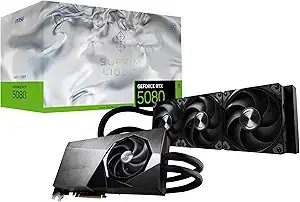 MSI RTX 5080 16GB SUPRIM Liquid Gaming GPU