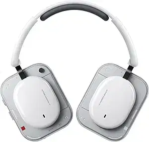 Nothing Headphone (a) 2026 New, Adaptive Active Noise Cancelling Headphones, Wireless Over Ear Bluetooth 5.4 ANC Headset with LDAC Hi-Res, 5 HD Mics Ultra Bass via APP, 135 Hours Playtime, White