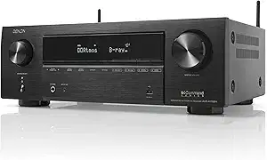 Denon AVR-X1700H 7.2 AV Receiver, 80W, 8K HDMI