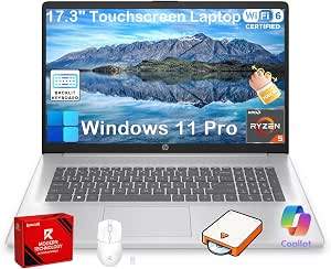 HP 17.3" Ryzen 5 Touchscreen Laptop 32GB/1TB