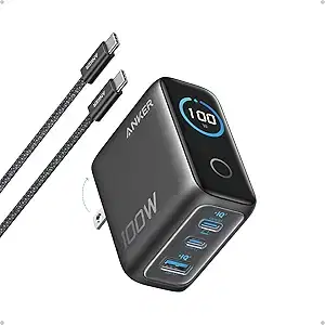 Anker 100W 3-Port GaN USB-C Charger