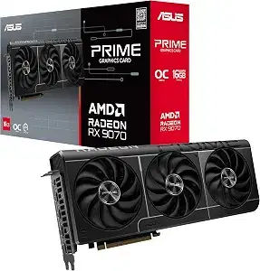 ASUS Prime Radeon RX 9070 16GB GDDR6 OC Edition Gaming Graphics Card