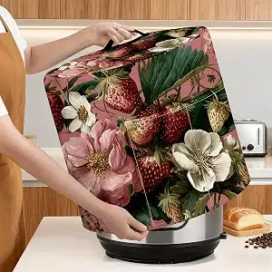 Kitchen Appliance Dust Cover 6-Quart Light Pink
