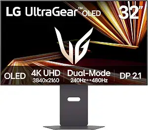 LG 32" Ultragear 4K OLED Gaming Monitor 240Hz
