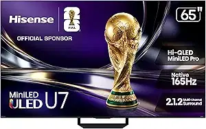Hisense 65" U7 4K Mini-LED Smart TV 165Hz