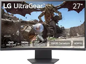LG UltraGear 27" QHD 180Hz Gaming Monitor