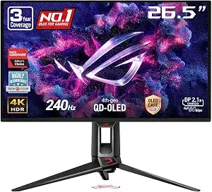 ASUS ROG PG27UCDM 27 Inch 4K 240Hz OLED Gaming Monitor QD-OLED