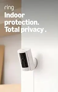 Ring Indoor Cam, Home or business security in 1080p HD video, White