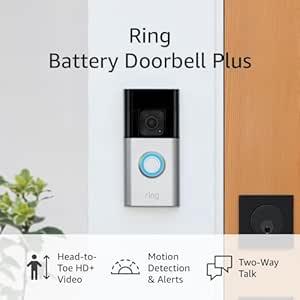 Ring Battery Doorbell Plus | HD+ Video
