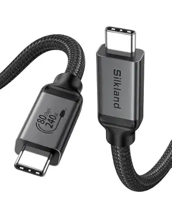 Silkland 80Gbps USB 4 Cable 5FT - 8K, 240W PD3.1