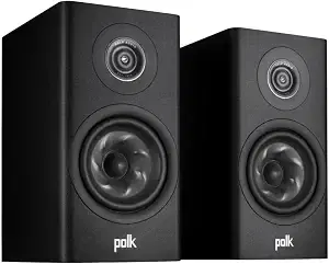 Polk Audio Reserve R200 Large Bookshelf Speakers Pair, Black