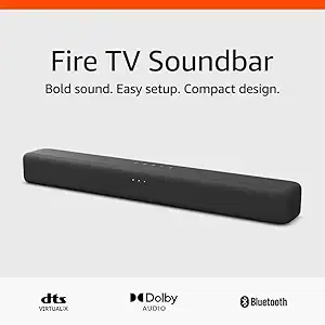 Amazon Fire TV 2.0 Soundbar with Dolby Audio