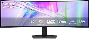 Samsung 49" Curved Ultrawide Dual QHD 120Hz Monitor