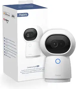 Aqara 2K 360° Pan & Tilt Security Camera Hub G3
