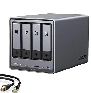 UGREEN DXP4800 Plus 4-Bay NAS for Families, Creators & Small Teams