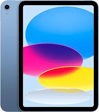 Apple iPad 11-inch: A16 chip, 11-inch Model, Liquid Retina Display, 128GB, Wi-Fi 6, 12MP Front/12MP Back Camera, Touch ID, All-Day Battery Life — Blue