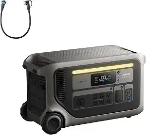 Anker SOLIX F3000 Portable Power Station, 3,072Wh, 6,000W, Solar Generators