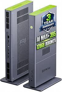 GMKtec X3 AI Mini PC AMD Ryzen Al Max+ 395 128GB LPDDR5X 2TB PCIe 4.0 SSD