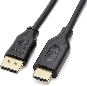Amazon Basics DisplayPort to HDMI Cable 4K