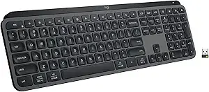 Logitech MX Keys S Wireless Keyboard Low Profile Fluid Precise - Graphite