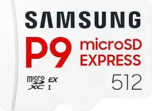 Samsung P9 Express microSDXC 512GB for Nintendo-Switch 2