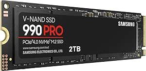 Samsung 990 PRO 2TB NVMe SSD PCIe Gen4
