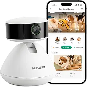 PETLIBRO AI Dog Camera 1080P 360° WiFi Pet Cam