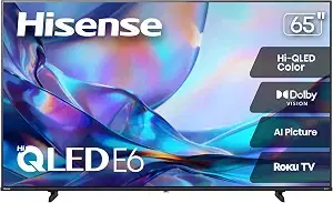 Hisense 65" E6SR Hi-QLED 4K Smart TV