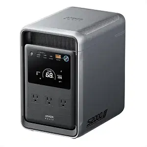 Anker SOLIX S2000 Portable Power Station, 2,010Wh, 1,500W