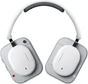 Nothing Headphone (a) 2026 New, Adaptive Active Noise Cancelling Headphones, Wireless Over Ear Bluetooth 5.4 ANC Headset with LDAC Hi-Res, 5 HD Mics Ultra Bass via APP, 135 Hours Playtime, White