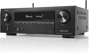 Denon AVR-X1700H 7.2 AV Receiver, 80W, 8K HDMI
